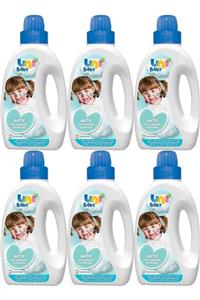 Uni Baby Sıvı Çamaşır Deterjanı 1500ml Aktif  Mavi 6 Lı Set