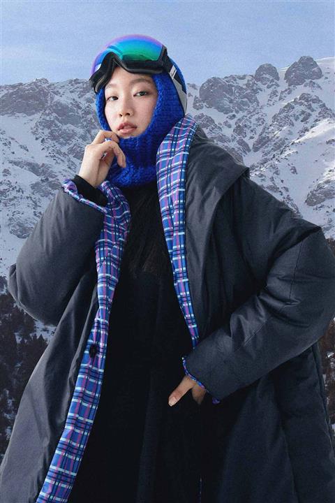 Hooopstore Çift Taraflı Mont - Siyah