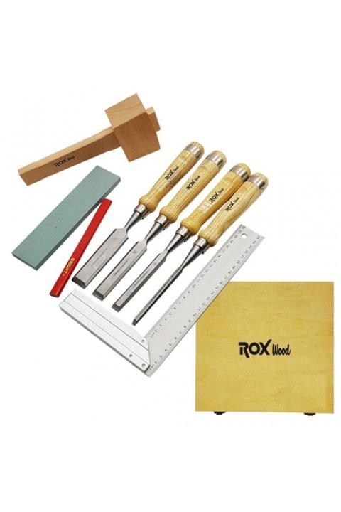 Rox Wood 9 Parça Ahşap Iskarpela Seti