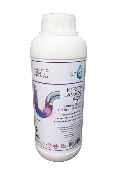 sska Granüllü Kostik Lavabo, Gider, Boru Açıcı / 1 Kg. / Kutu