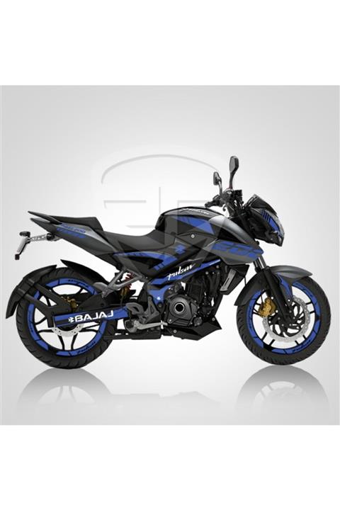 Redline Grafik Bajaj Pulsar 200 Ns Full Sticker Set Custom Mavi