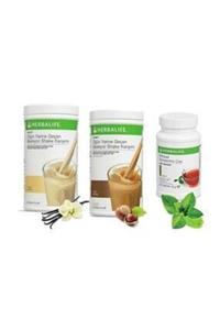 Herbalife Hızlı Kilo Kontrol Seti Vanilya 550 Gr+fındık 550 Gr+klasik Çay 50 Gr