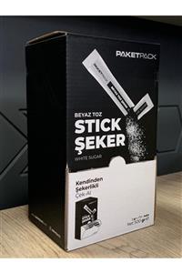 Paketpack Beyaz Stick Şeker Kendinden Şekerlikli - 3 Gr * 170 Adet