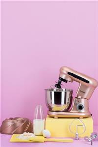 Emsan Bella Gusto Mini Golden Pink Stand Mikser 800w Mutfak Şefi