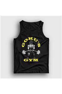 Presmono Unisex Siyah Gym Goku Anime Dragon Ball Atlet 235928tt