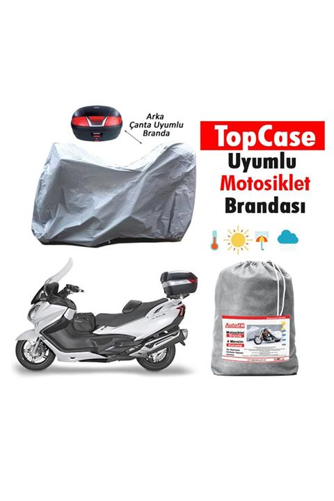 AutoEN Honda CBF 150 ARKA ÇANTA UYUMLU Motosiklet Brandası B101