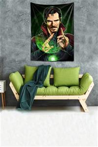 on the clouds Benedict Cumberbatch Dr Strange Yıkanabilir Leke Tutmaz Kumaş Duvar Örtüsü Duvar Halısı Tapestry