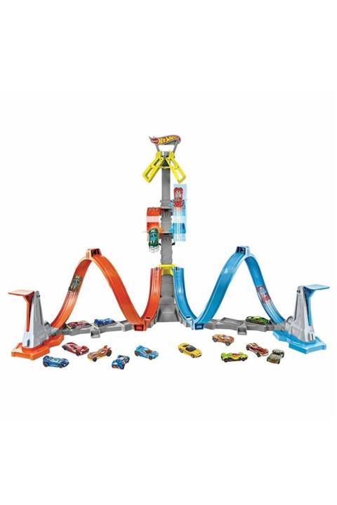 HOT WHEELS Loop Launcher Dikey Uçuş Heyecanı Pist Seti Grw39