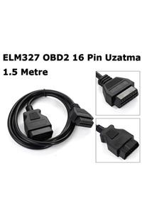 WOZLO Elm327 Obd2 Soket Uzatma Kablosu 16 Pin Uzatma Kablosu 1.5m