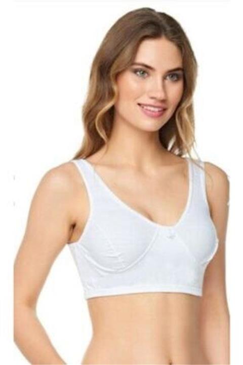 Tutku Büyük Beden Yarım Atlet Beyaz