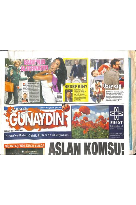 Gökçe Koleksiyon Sabah Gazetesi Günaydın Eki 20 Mart 2014 - Cem Karaca Ekibine Düşkündü Barış Manço İse Saygılıydı