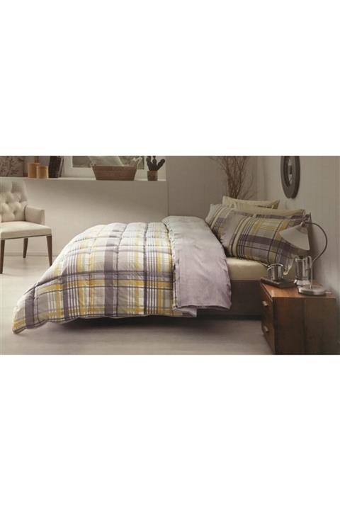 Özdilek Scottish Tek Kişilik Ranforce Uyku Seti Gri