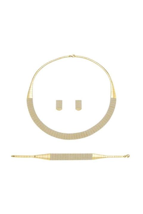 BİLEZİKHANE Suyolu Dolunay Set 7 Sıra 44,00 Gram 14 Ayar Altın