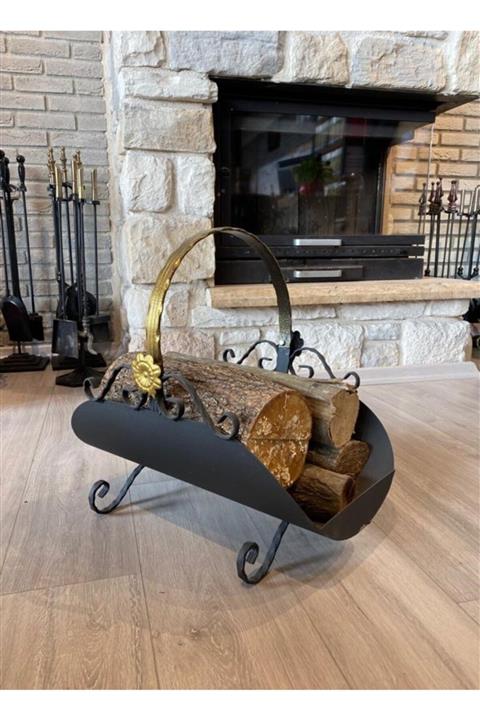 SB Gold Detaylı Şömine Odunluk