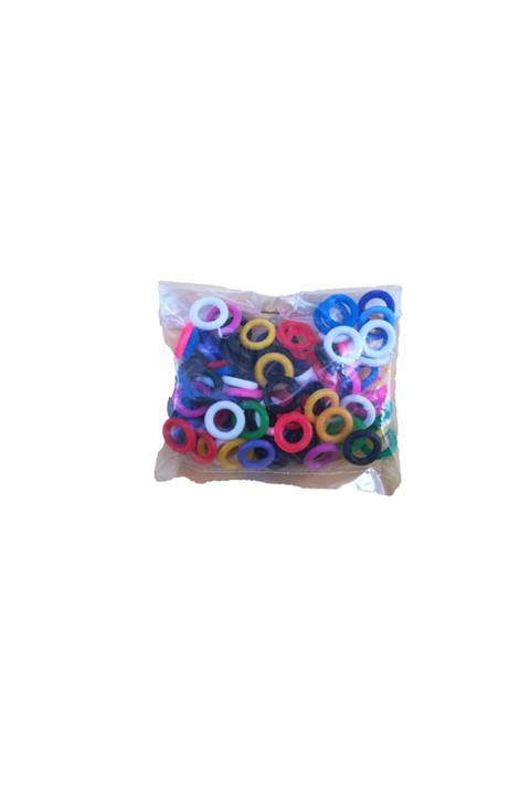 HİDAY Güvercin Ayak Boncuğu 100 Adet Karışık Renkli Rengarenk