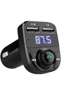 NOYİSKA Fiat Doblo Uyumlu Fm Transmitter Bluetooth Radyo Araç Kiti Çakmaklık Şarj Soketi