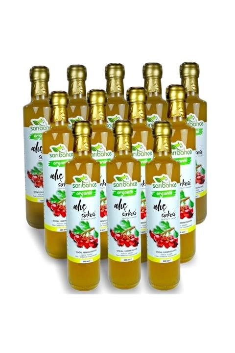 Sarıbahçe Organik Alıç Sirkesi 500ml - 12li Paket