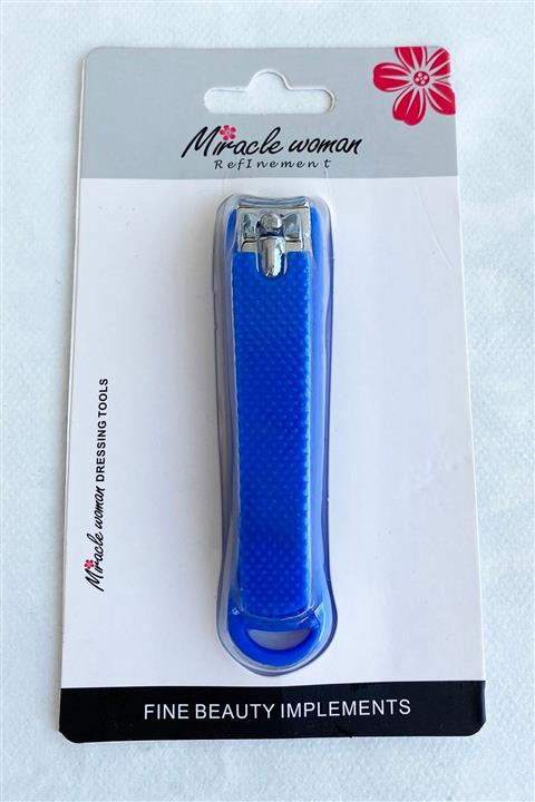 TAKIŞTIR Mavi Renk Silikon Kılıflı Tırnak Makası