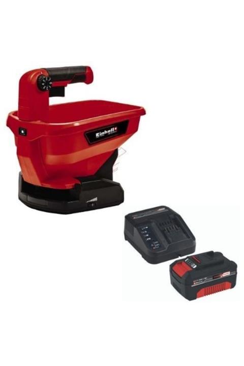 Einhell Ge-us 18 Li 4.0 Ah Starter Kit Akülü Çim Tohumu Gübre Tuz Serpme Makinesi