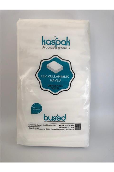 kaspak Tek Kullanımlık Havlu 50 Adet