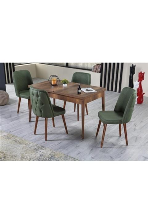 Ervo Venüs Premier Yemek Masa Takımı 4 Sandalyeli