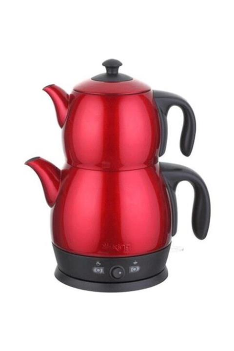 King Lea P 315 R Elektrikli Çay Makinesi Kırmızı
