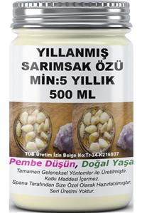 SPANA Yıllanmış Ev Yapımı Katkısız Sarımsak Özü Min:5 Yıllık  500ml