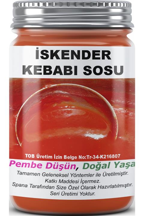 SPANA Iskender Kebabı Sosu Ev Yapımı Katkısız 330gr