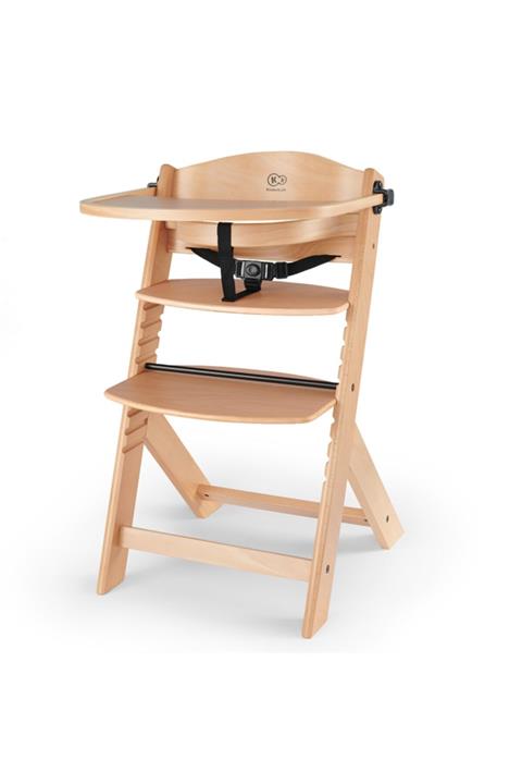 Kinderkraft Enock Ahşap Mama Sandalyesi Naturel
