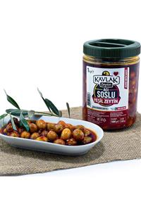 Kavlak Zeytin Kavlak Acı Soslu Kırma Yeşil Zeytin 1 Kg