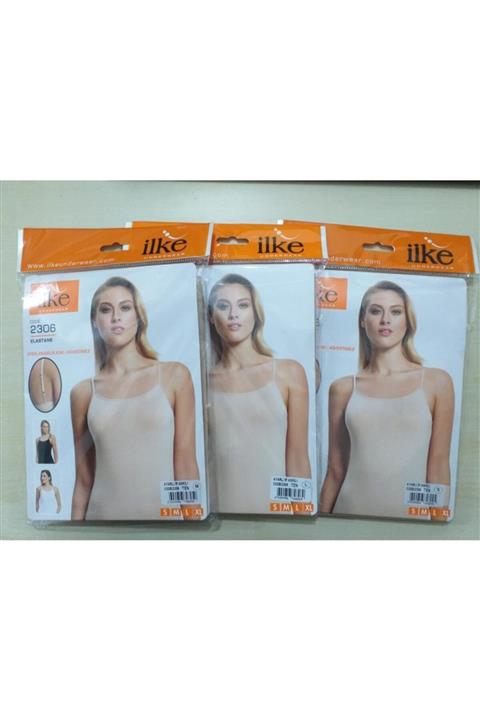 İlke Ayarlanabilir Askı Atlet 3'lü 2306