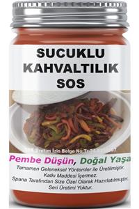 SPANA Ev Yapımı Katkısız Sucuklu Kahvaltılık Sos  330gr