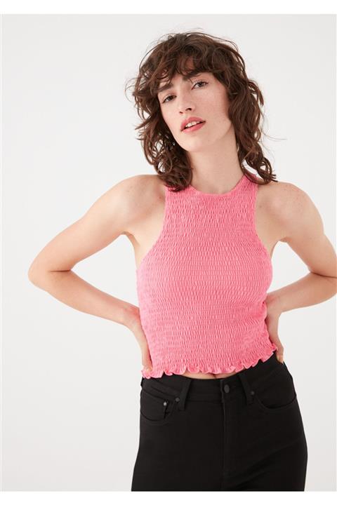 Mavi Icon Halter Yaka Pembe Atlet 1601156-33650