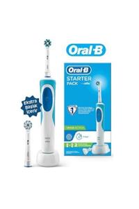 OralB Starter Pack Cross Action Elektrikli Diş Fırçası ve Yedek Başlık