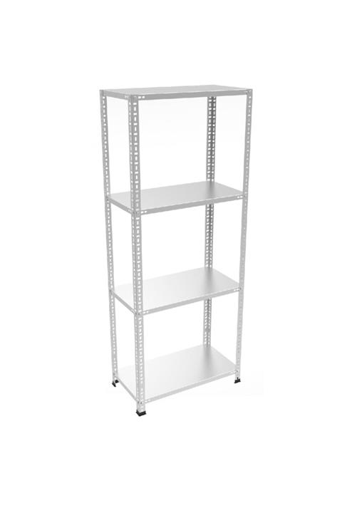 RafBurada 4 Katlı Galvaniz Çelik Raf 1.00 Mm-43x93-200cm