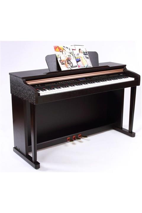Nemesis Dk-480 Model 192 Polofony Kahve Renk Tabureli Yeni Model Dijital Piyano