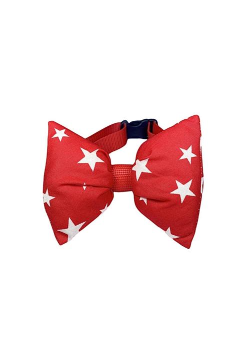 PATİMİO Ayarlanabilir Kedi Köpek Papyonu Red Stars