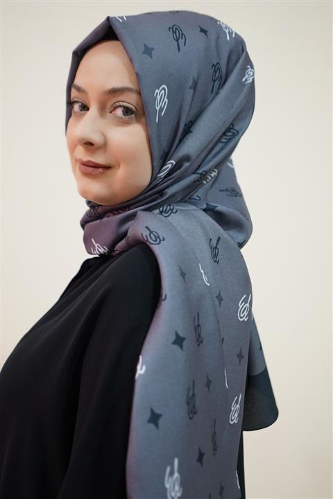 EŞARP DURAĞI Kadın Gri Kristal Şal