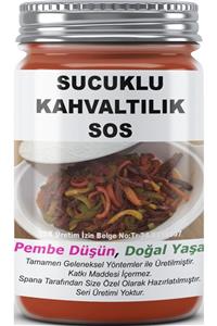 SPANA Sucuklu Kahvaltılık Sos Ev Yapımı Katkısız 330gr