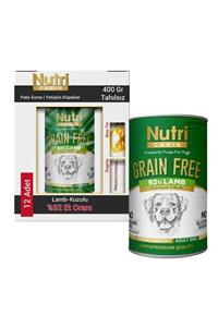 Nutri Canin Tahılsız %92 Kuzu Etli Köpek Konservesi 12x400 gr