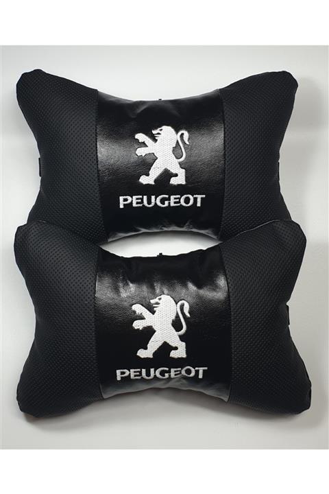 CMS OTO AKSESUAR Peugeot Deri Boyun Yastık - Peugeot Papyon Yastık -lüks Yastık Pejo