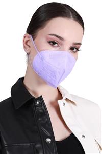 FAMEX MASK Lila Ffp2 Nr Medikal Maske Ventilsiz 5 Katmanlı Belgeli Tekli Paket 10 Adet