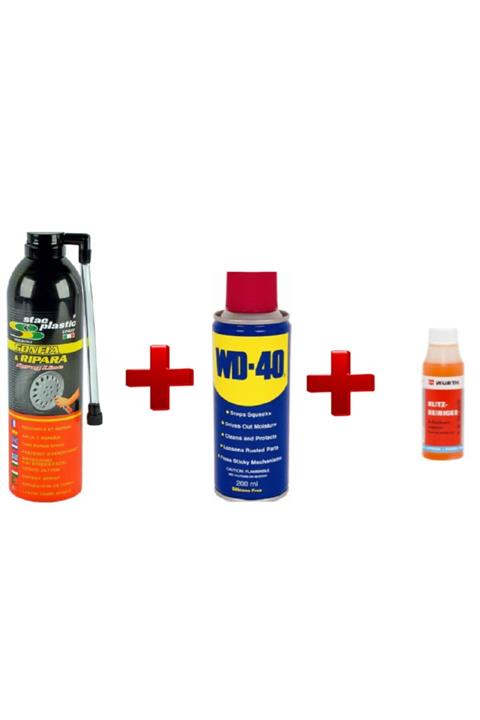 WD40 Stac Plastic Lastik Tamir Kiti  Wd 40 Würt Cam Sabunu