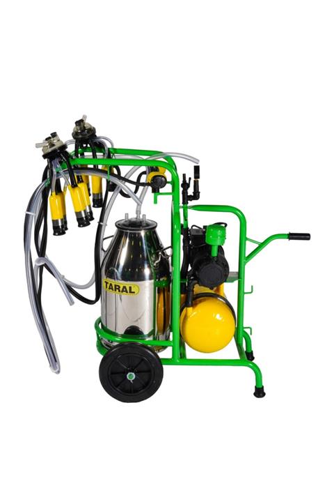 Taral Çift Inek Süt Sağım Makinası Kuru Kauçuk 300cc 40lt