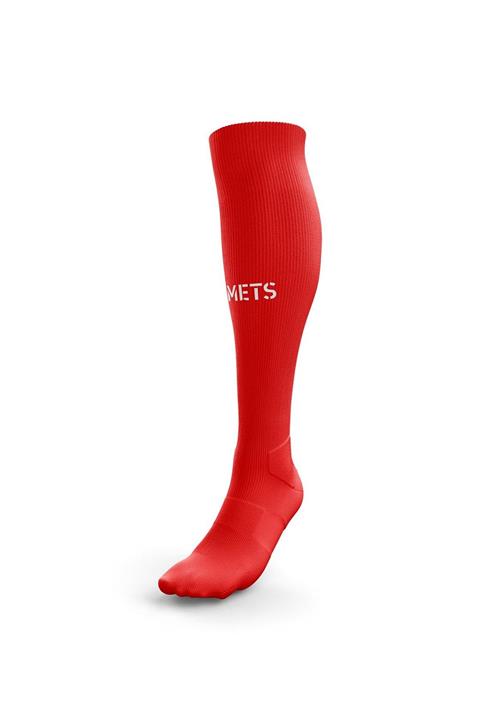 METS Unisex Uzun Futbol Çorabı Kırmızı