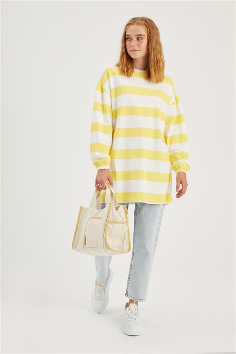 Manuka Fonksiyonel Kanvas Çanta Sarı