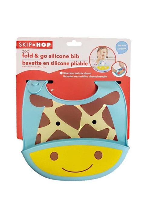 Skip Hop Zoo Silikon Önlük Zürafa 9ı415410