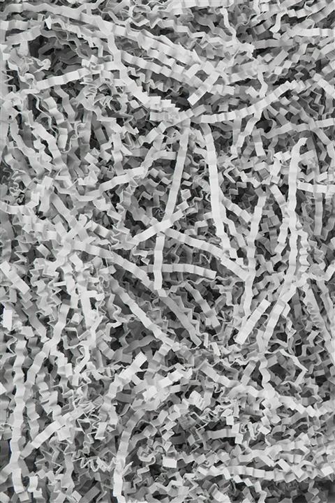 HEDİYEDİYE Açık Gri Zigzag Kırpık Pelur Kağıdı 100gr