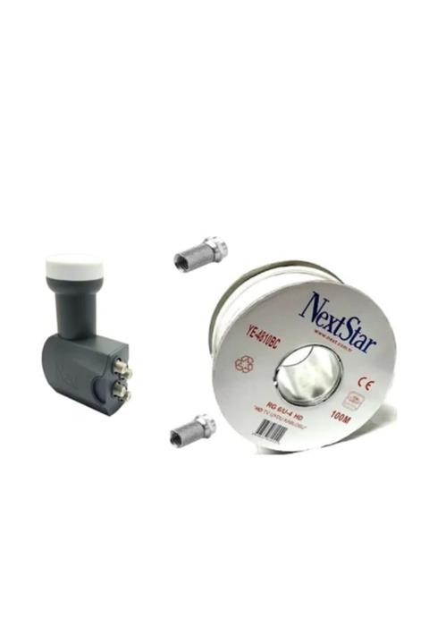 Next Dört Çıkışlı Lnb + Star 40 Metre Anten Kablosu