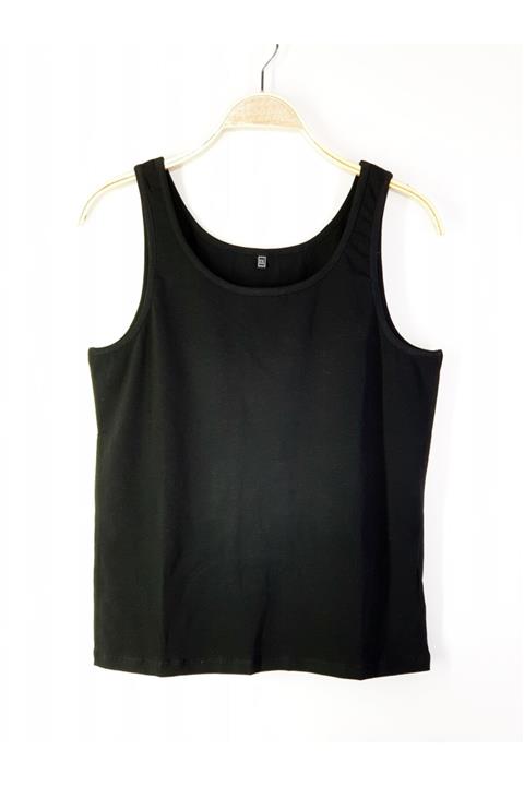 MERİCEY Kadın Siyah Geniş Askılı Büyük Beden Atlet